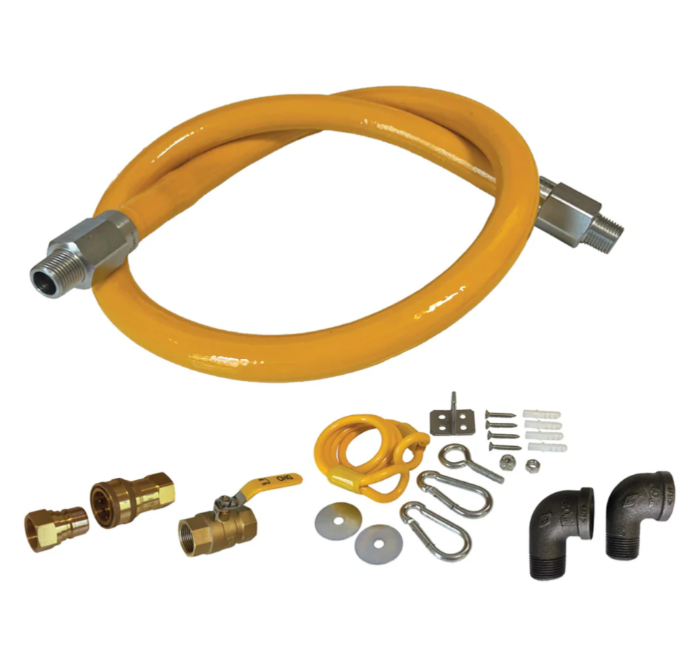 Encore - Gas Hose Connector Kit, 1/2" x 60", GHM-012KTC160-CDN - (1 Kit)