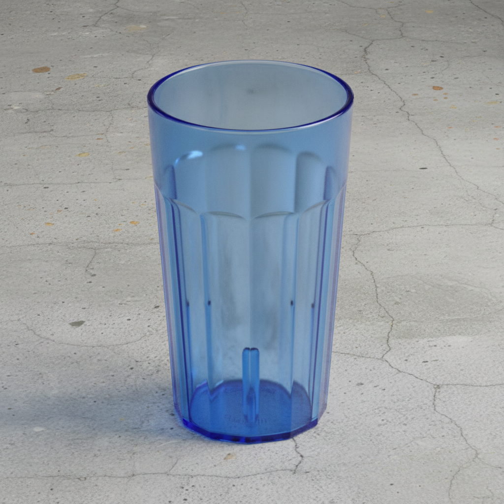 Cambro - Newport Tumbler, 12.6 oz, Slate Blue, NT12401 - (Case of 36)