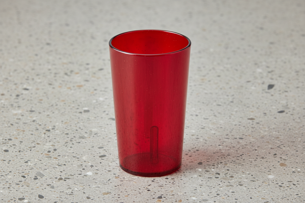 Cambro - Tumbler, 5 oz, Ruby Red, 500P156 - (Case of 72)