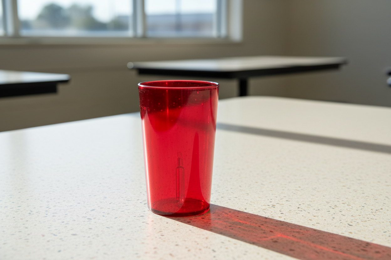 Cambro - Tumbler, 5 oz, Ruby Red, 500P156 - (Case of 72)