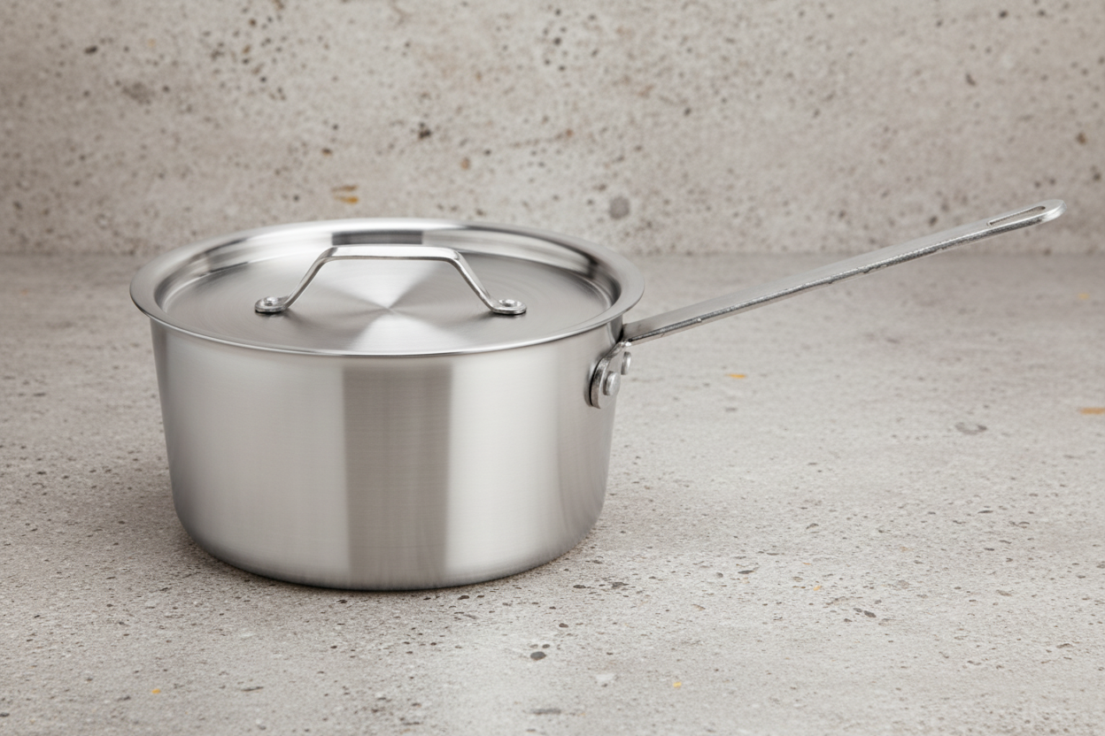 Thermalloy - Sauce Pan, 2.75 QT, Aluminum, Tapered, 5813902 - 1/1EA