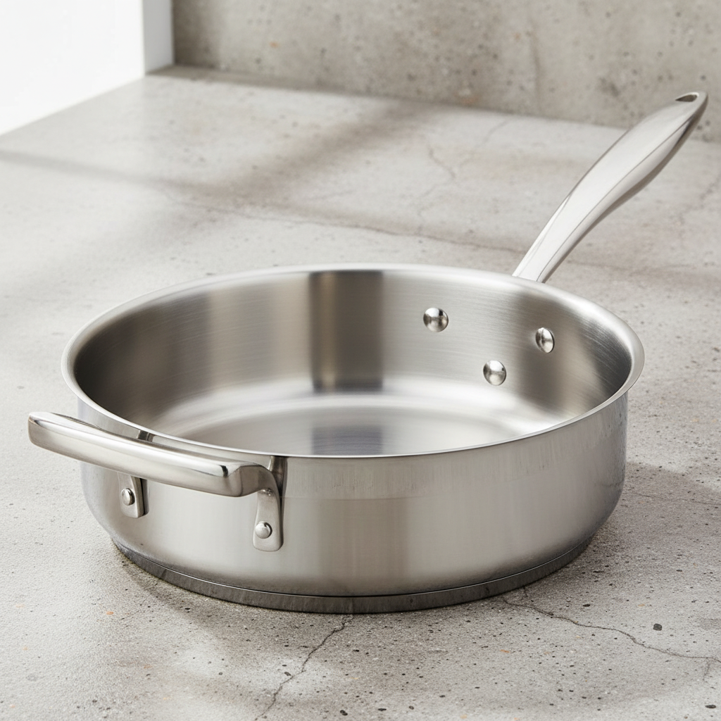 Thermalloy - Saute Pan, 3 QT, Stainless Steel, 5724181 - 1/1EA