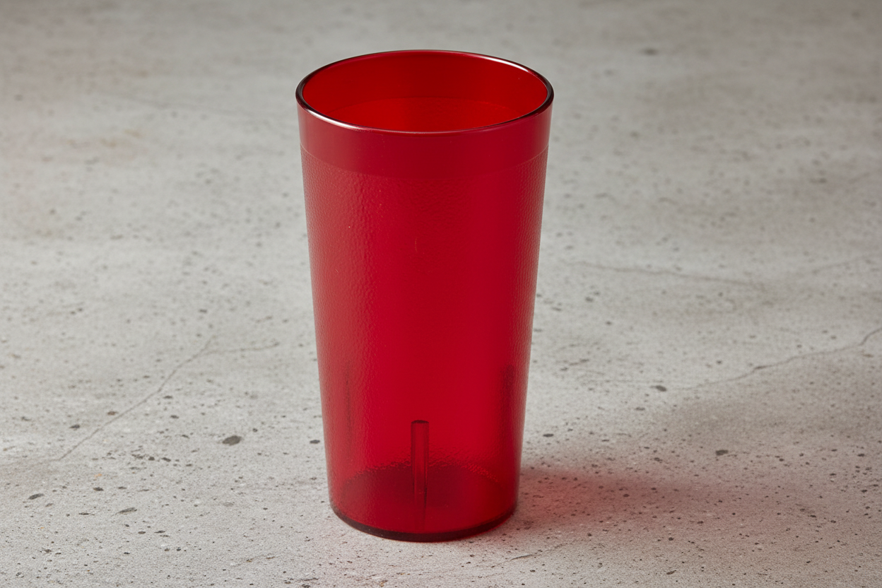 Cambro - Colorware Tumbler, Multi Pack, 16 oz, Ruby Red, 1600PSW12156 - (Pack of 12)