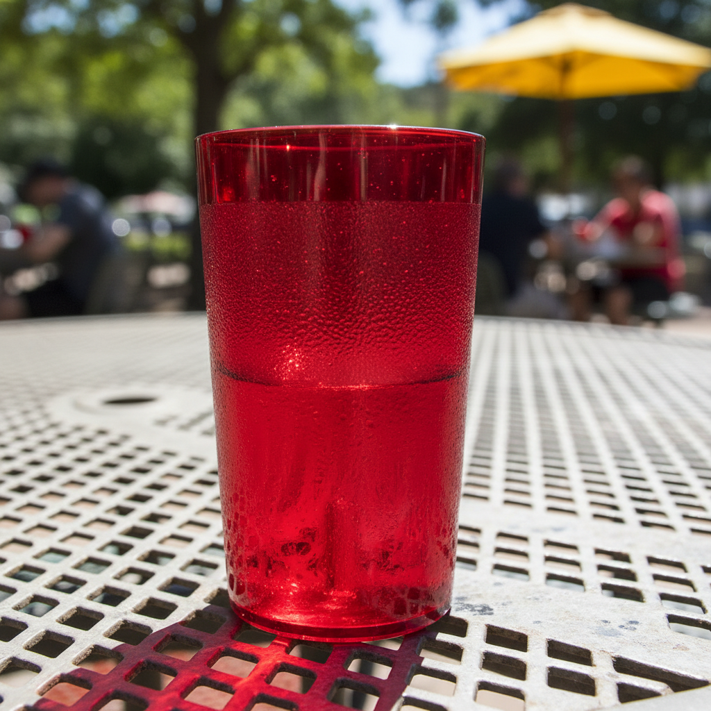 Cambro - Colorware Tumbler, 9.8 oz, Ruby Red, 950P156 - (Pack of 6)