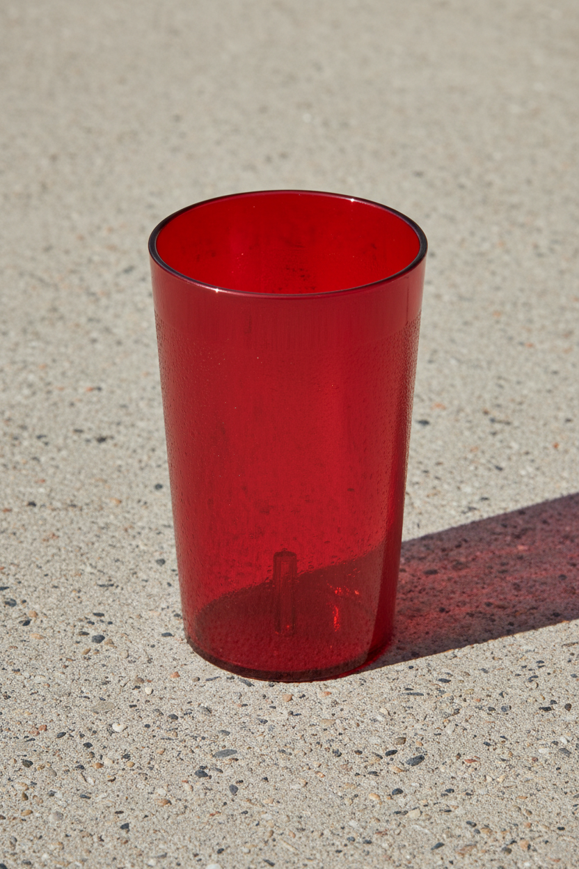 Cambro - Colorware Tumbler, 9.8 oz, Ruby Red, 950P156 - (Pack of 6)