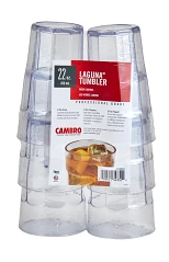 Cambro - Laguna Tumbler, Multi Pack, 22 oz, Clear, LT22SW6152 -  (Pack of 6)