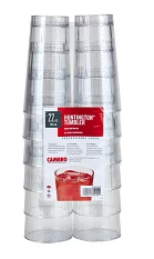 Cambro - Huntington Tumbler, Multi Pack, 22 oz, Clear, HT22CW12SW135 - (Pack of 12)