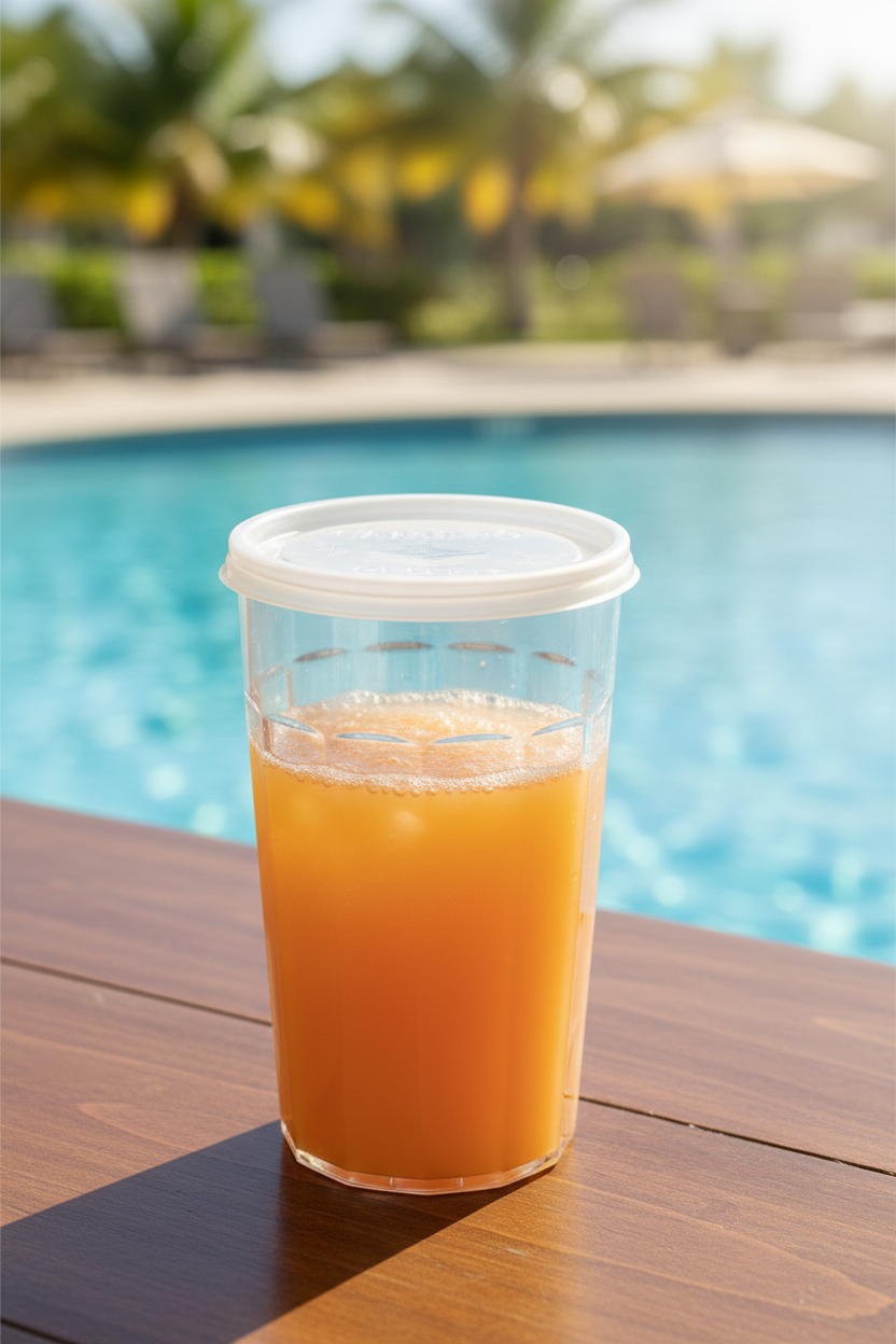 Cambro - Lid for 12.6 oz Newport Tumbler, CLNT12190 - (Case of 1000)
