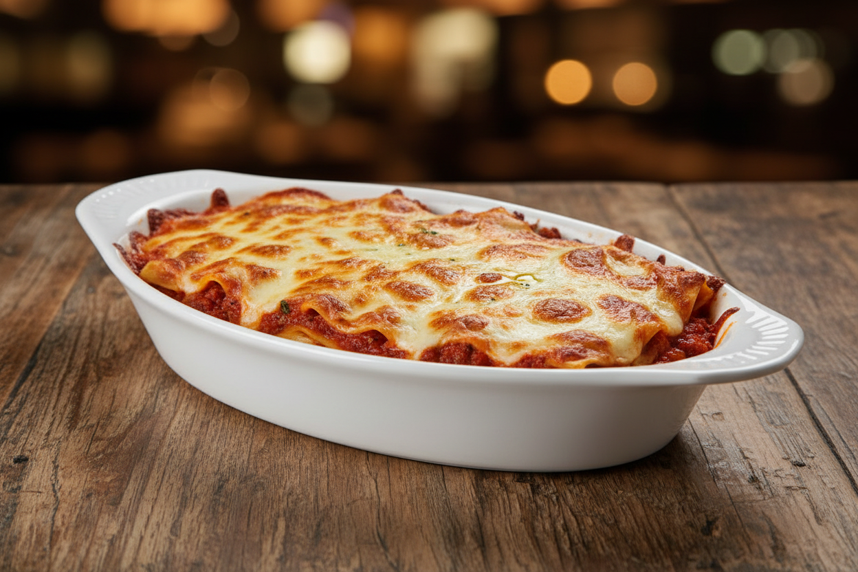 Browne - Lasagna Baking Dish, Oval, Porcelain, White, 564012W - 1/1EA