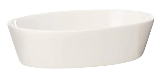 Browne -  Baker, 9 oz, Oval, White, 564004W - (Case of 6)