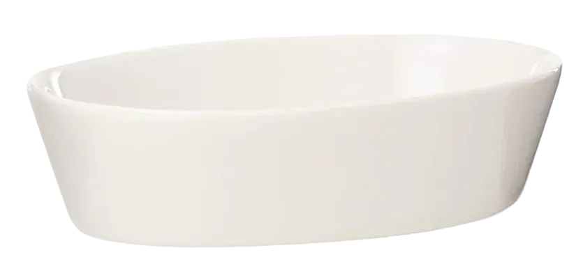 Browne 9 oz Oval Baker 564004W - (Case of 6)