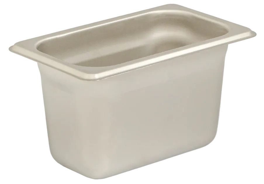 Browne 1/9 Size 4" DP Stainless Steel Food Pan 5781904