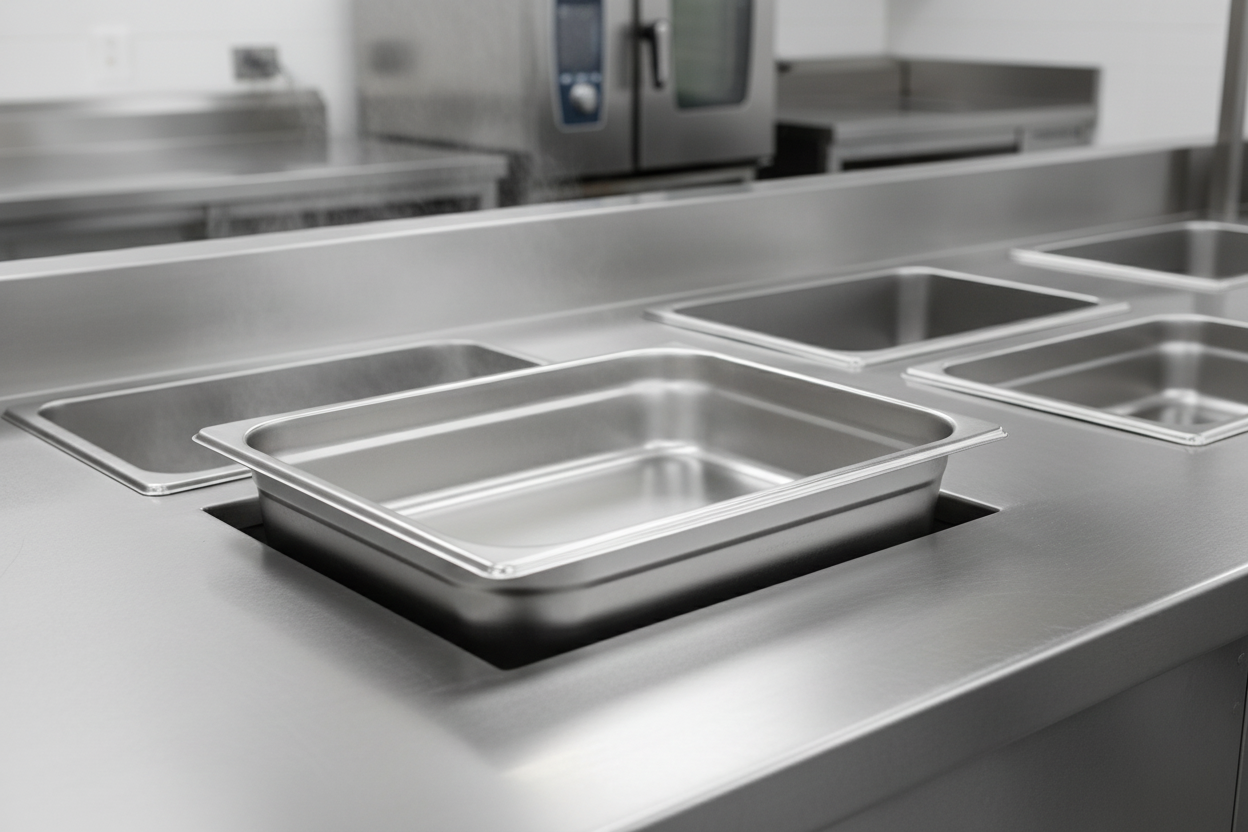 Browne - Food Pan, Half Size, 2.5