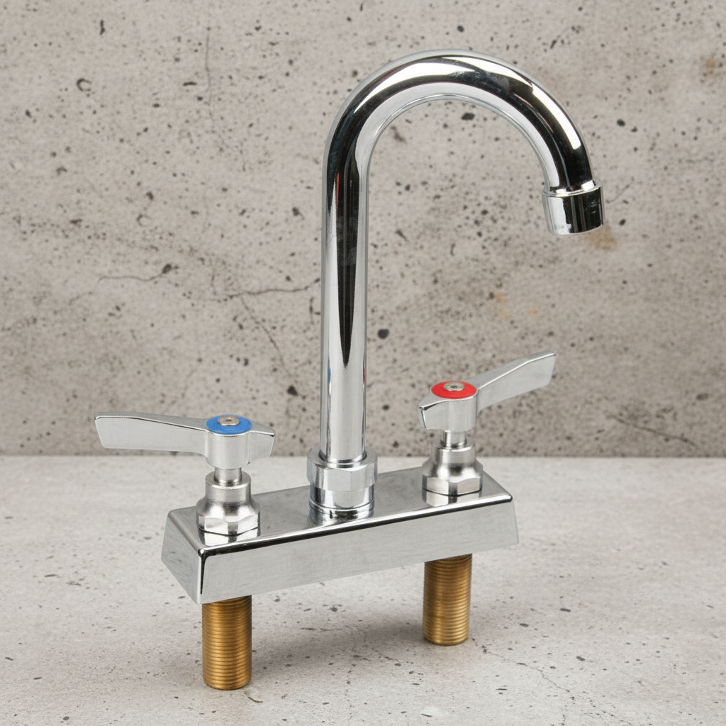 Encore - Deck Mount Faucet, 4