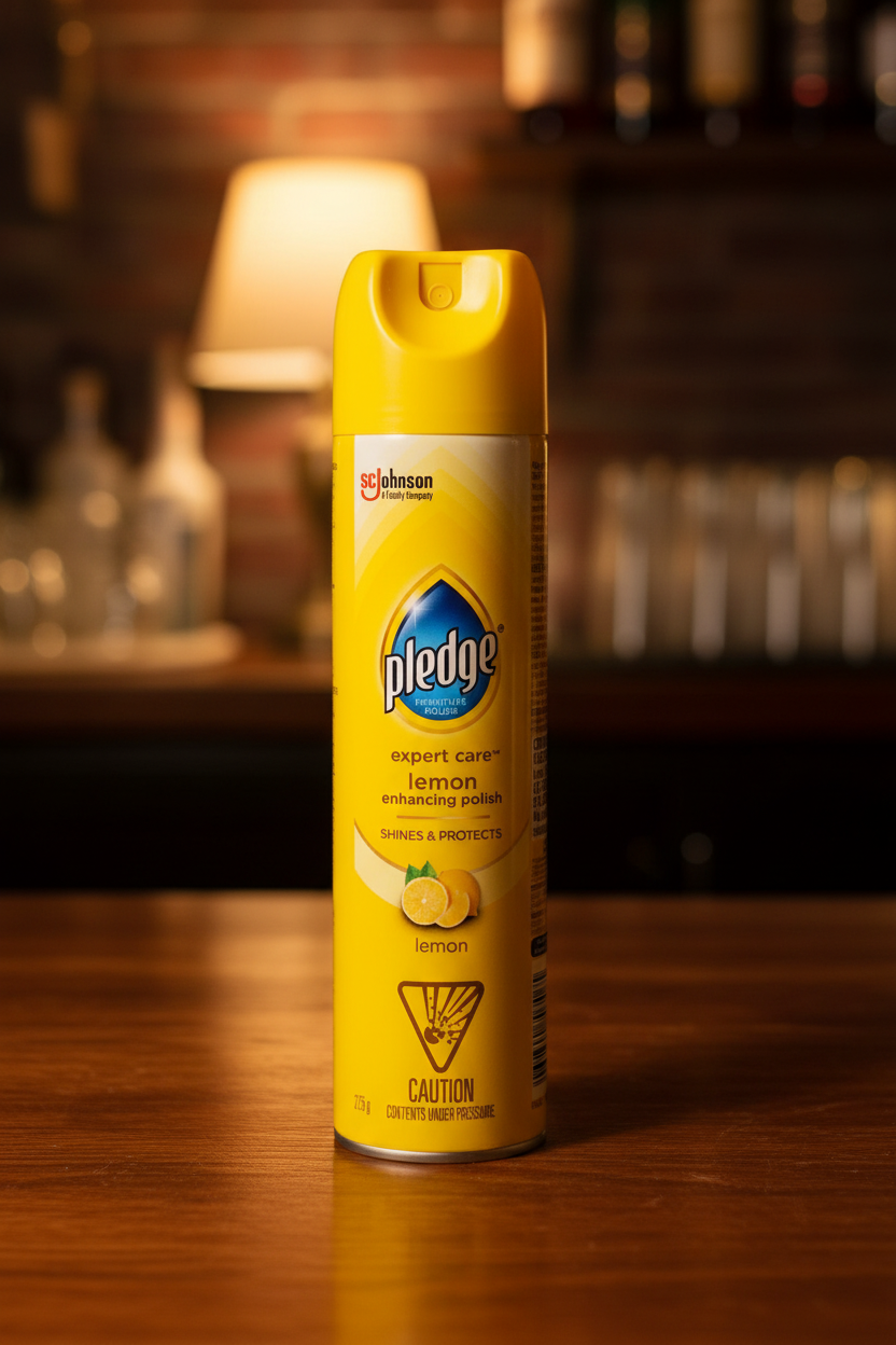 Pledge Pro - Furniture Enhancing Lemon Clean Aerosol, 406 g