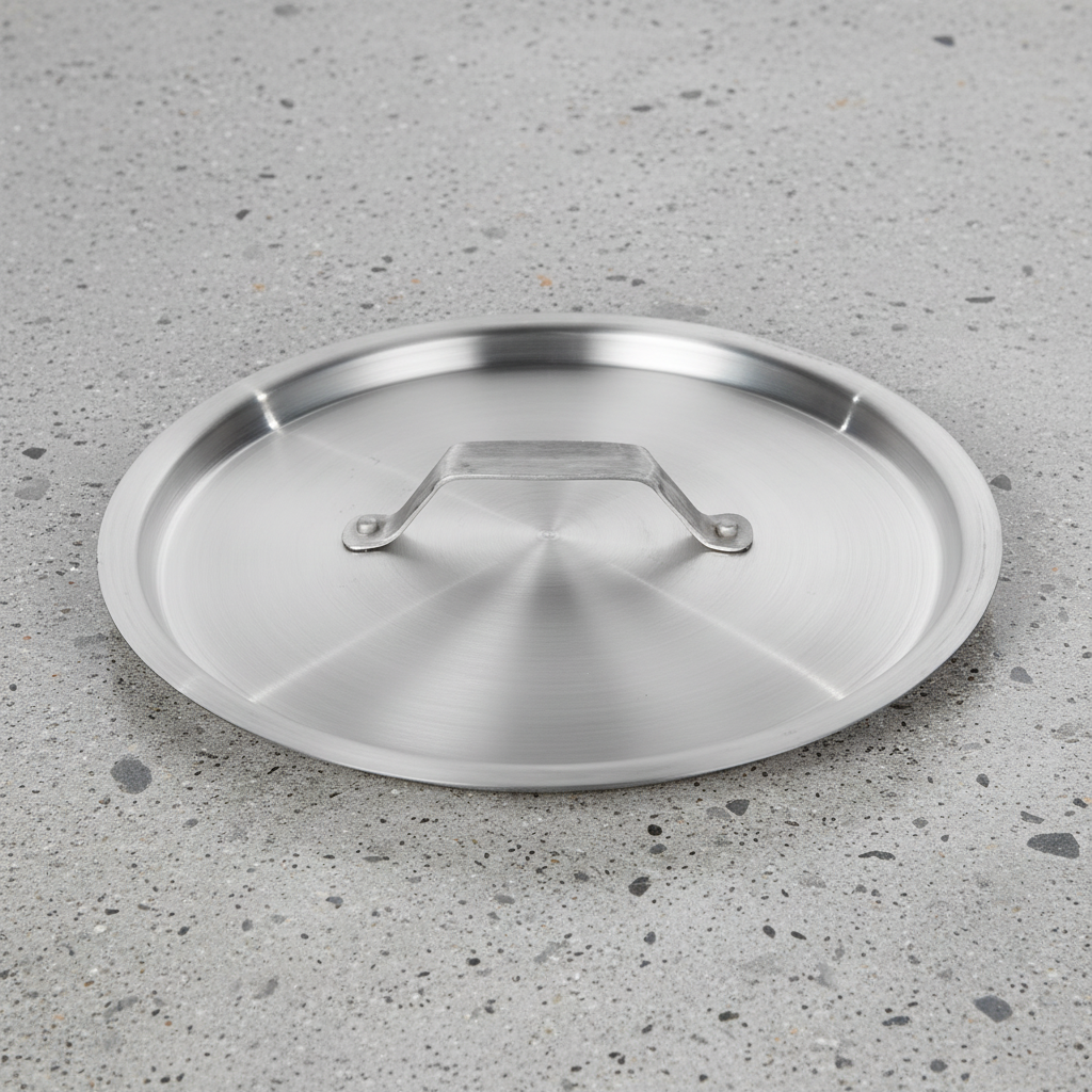 Browne Aluminum Saute Pan Cover 5815703 on white background