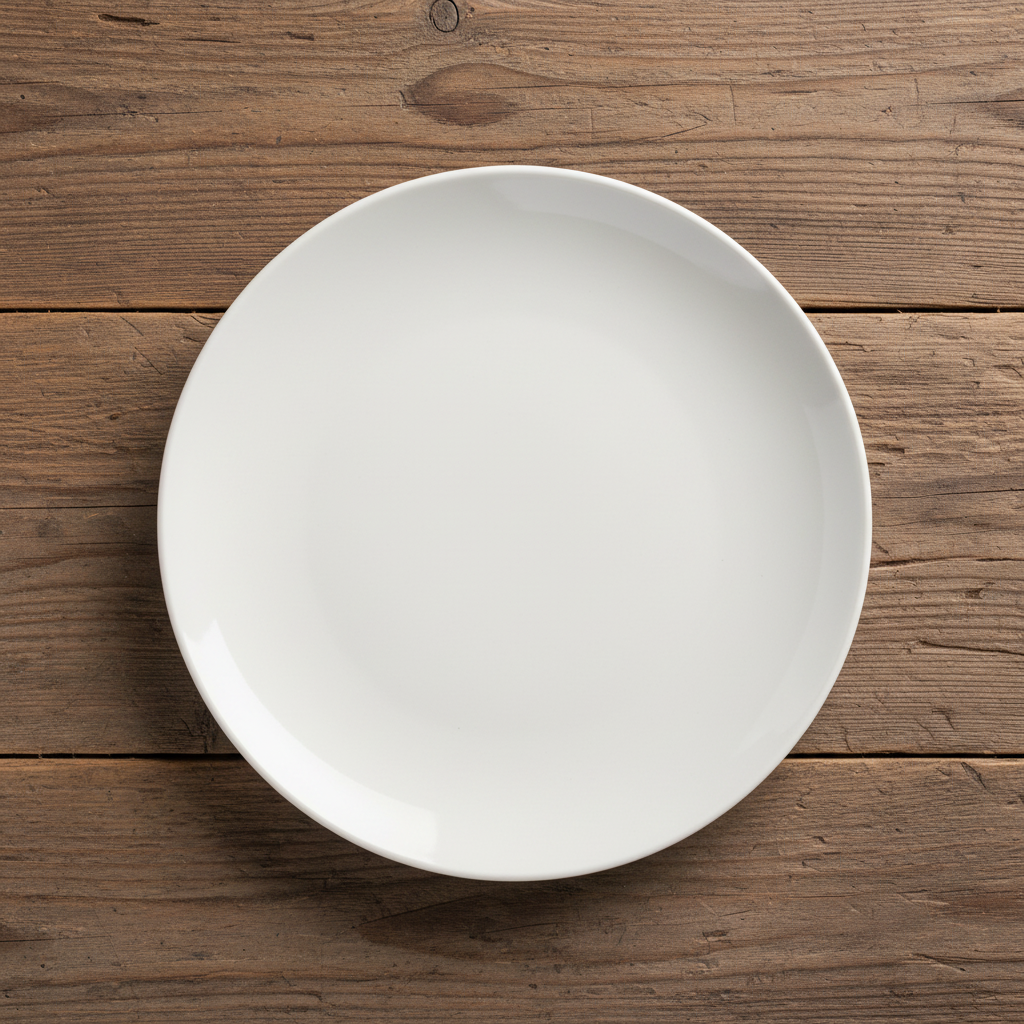 Libbey - Porcelana Coupe Plate, 11 1/2
