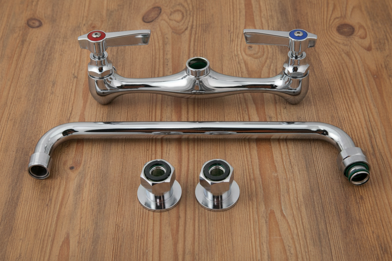 Wall Mount Faucet Replacement Set, K13-8012 - (1 Set)