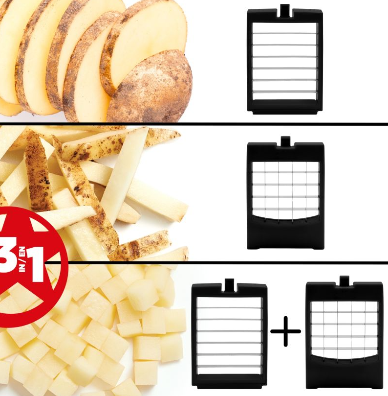 Starfrit - PRO Fry Cutter & Cuber, 0929190020001