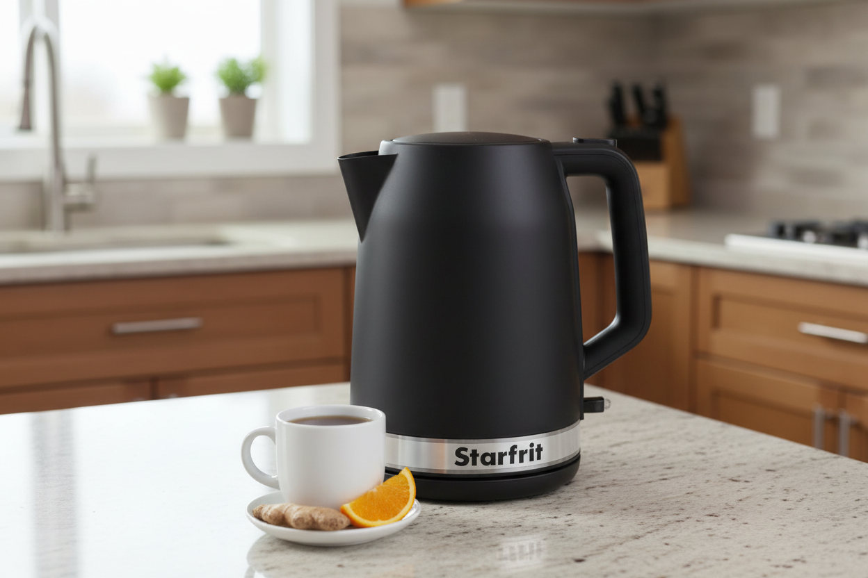 Starfrit - Electric Kettle, 1.7L, Black, 0240550040000