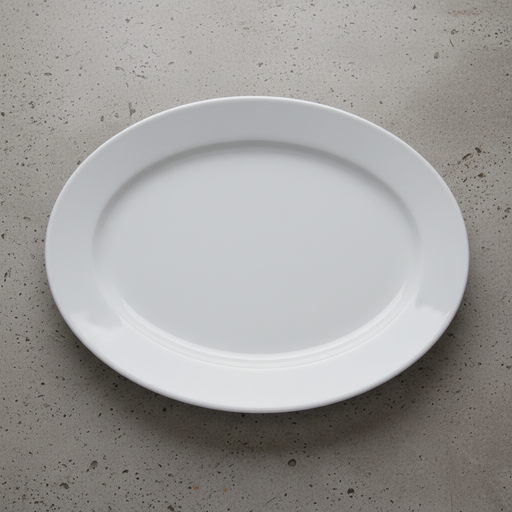 Magnum - Oval Platter, 9 1/2" x 6 3/4", White, MAG90028X - (Case of 6)*
