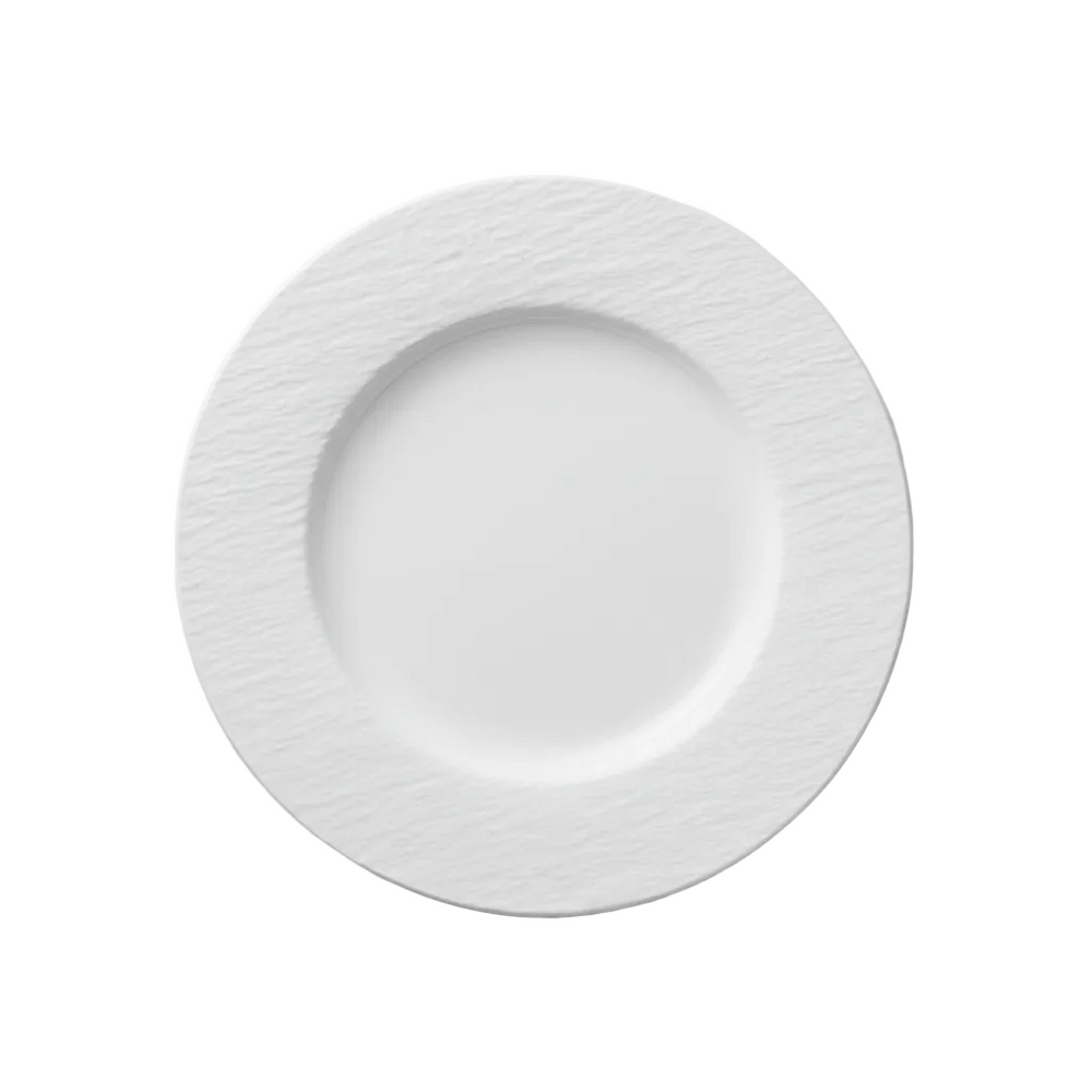 Villeroy & Boch - Plate The Rock 10 1/2" White Glacier Porcelain 16-4077-2620 - (Case of 6)*