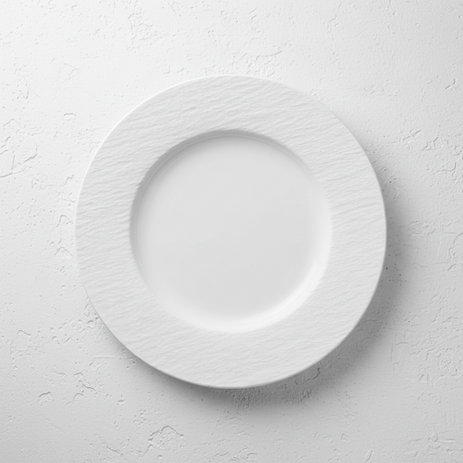 Villeroy & Boch - Plate The Rock 10 1/2" White Glacier Porcelain 16-4077-2620 - (Case of 6)*