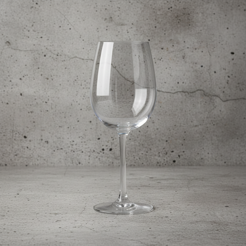 Libbey 10.5oz Vina Wine Glass empty on white background