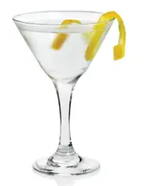 Libbey 3779 Embassy 9.25 oz. Martini Glass empty on white background
