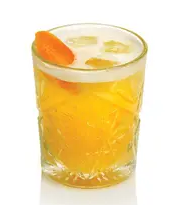 Libbey Hobstar Double Old Fashion Glass 12oz empty on white background