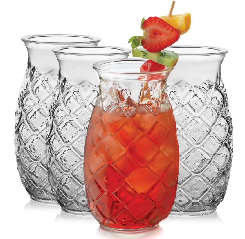 Libbey - Tiki Pineapple Glasses, 17 oz, 56880 - (Case of 12)