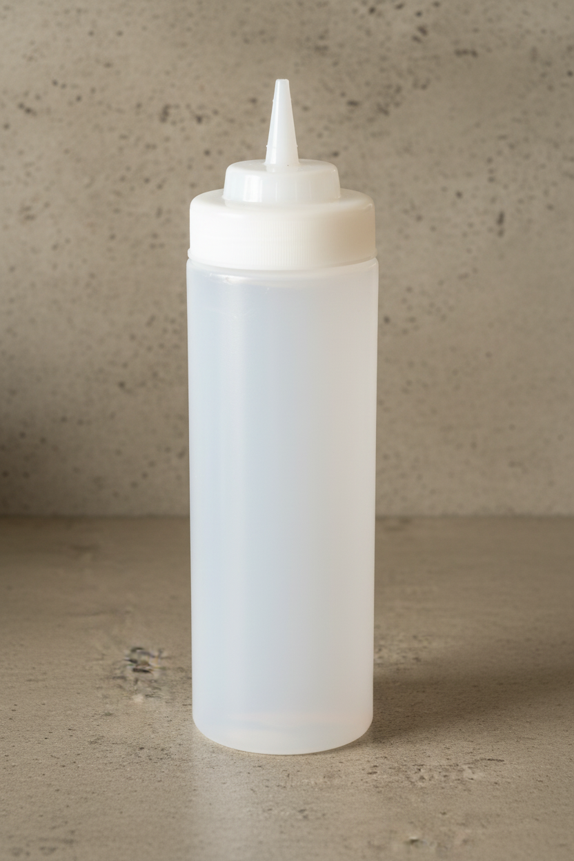 TableCraft - Squeeze Bottle, 24 oz, Widemouth, Clear, 12463CW