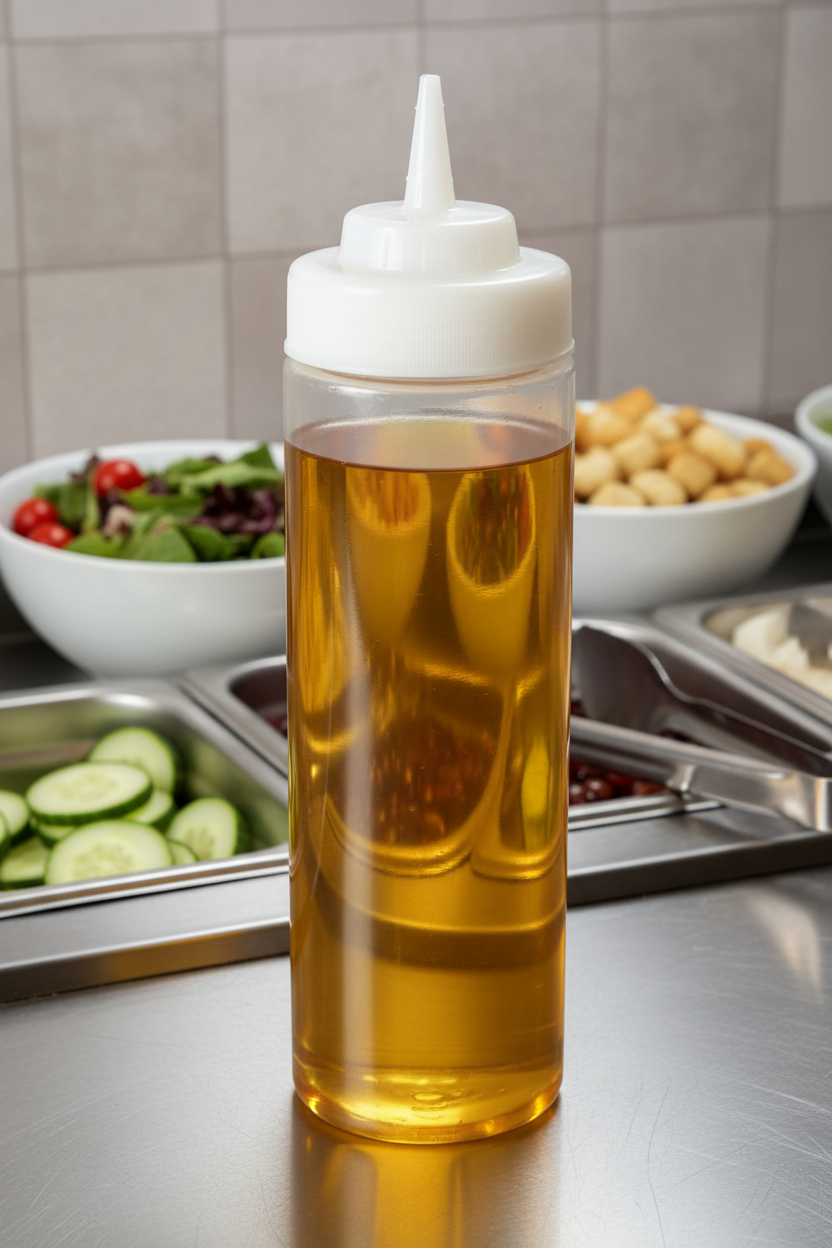 TableCraft - Squeeze Bottle, 24 oz, Widemouth, Clear, 12463CW