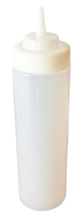 TableCraft - Squeeze Bottle, 24 oz, Widemouth, Clear, 12463CW