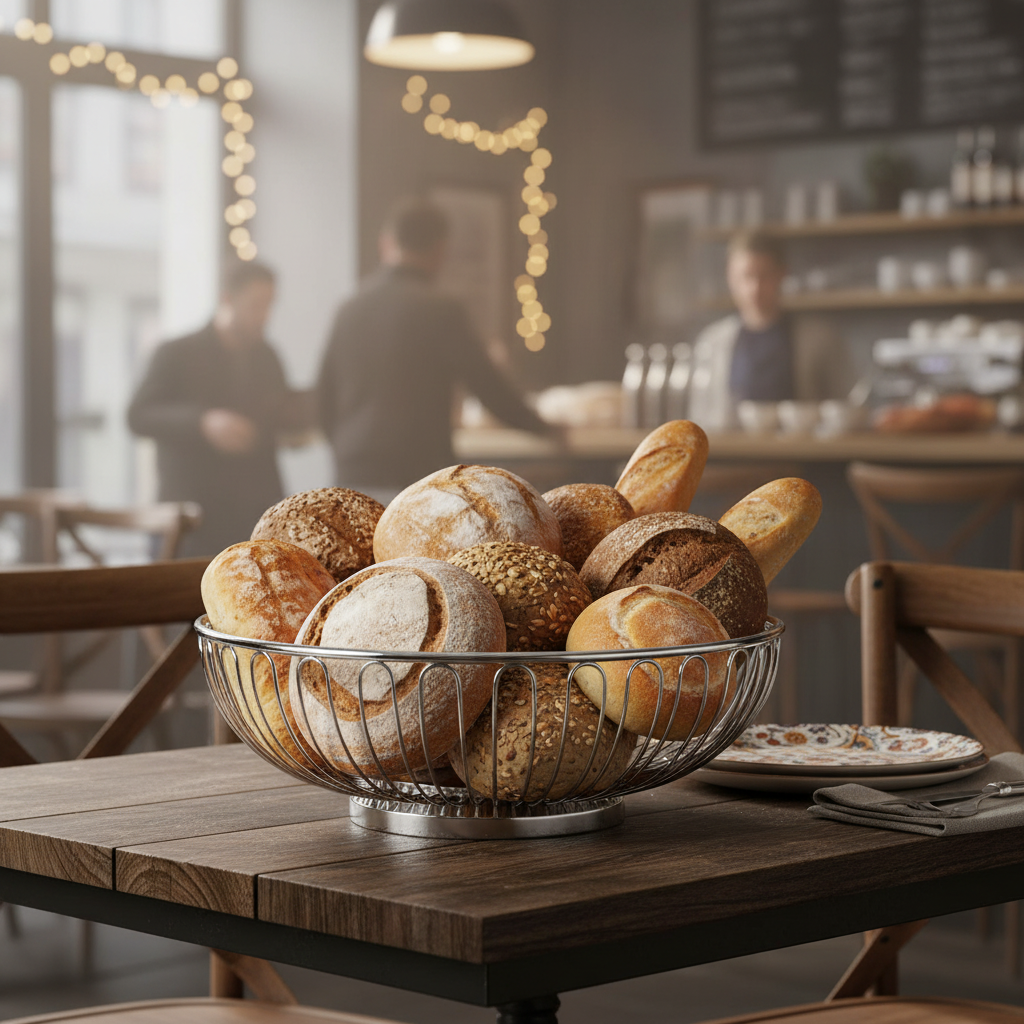 Tablecraft - Chalet Collection Basket, 8.25