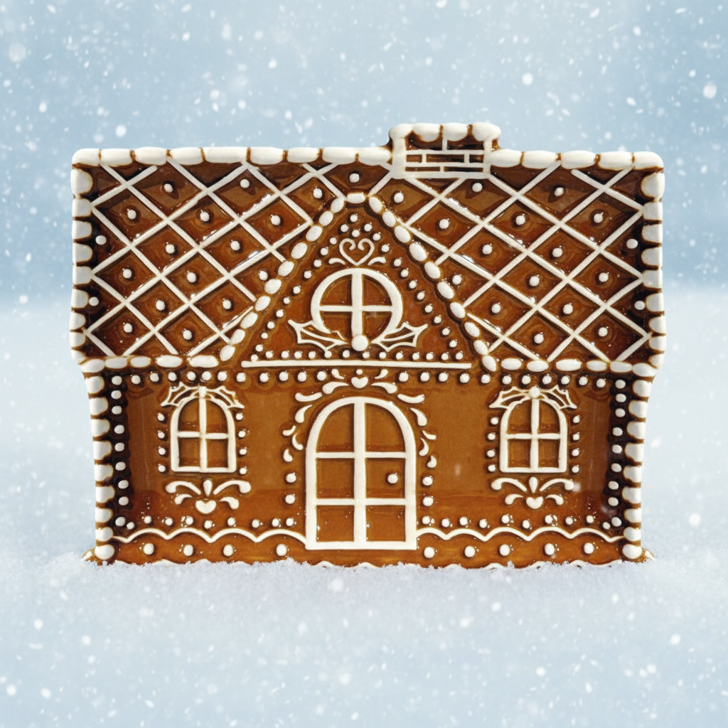 BIA - Gingerbread House Serving Plate, 411326GBR