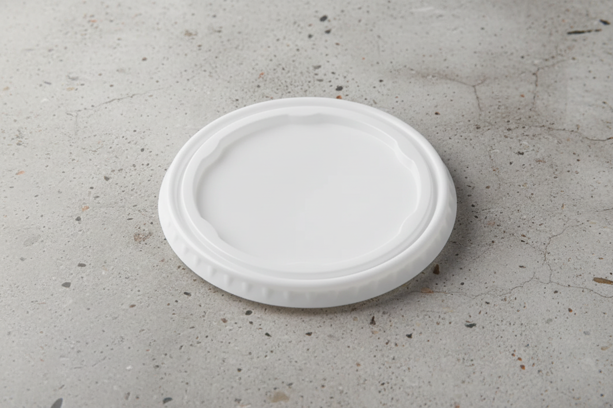 Aladdin - Non-Vented Lid, Translucent, Disposable, 6 oz, B38A - (Case of 4000)*
