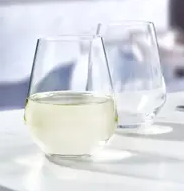 Libbey - Prism Stemless Wine Glass, 18 oz, 9318 - (Case of 12)*
