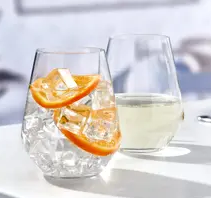 Libbey - Prism Stemless Wine Glass, 18 oz, 9318 - (Case of 12)*