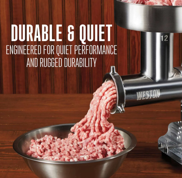 Weston Pro Series #12  Meat Grinder, 10-1201-W*