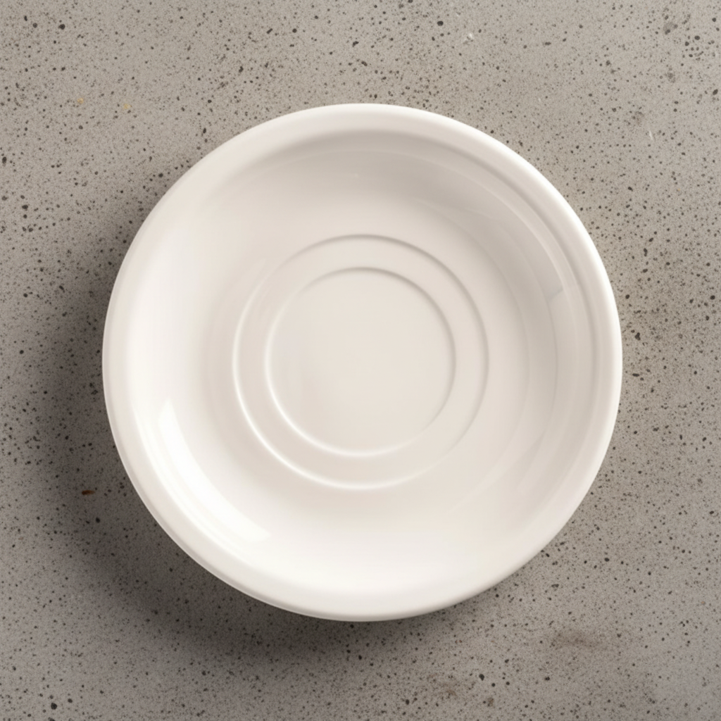Libbey - Porcelana Doublewell Saucer Plate, 5.5