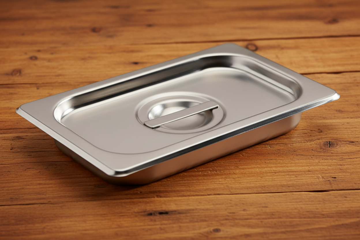 Vollrath - Food Pan Cover, 1/9 Size Solid, Stainless Steel, 75360*