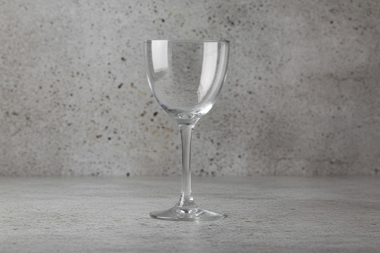 Libbey 9252 Contempo, Circa 5 1/2 oz Coupe Martini Nick & Nora Glass on white background