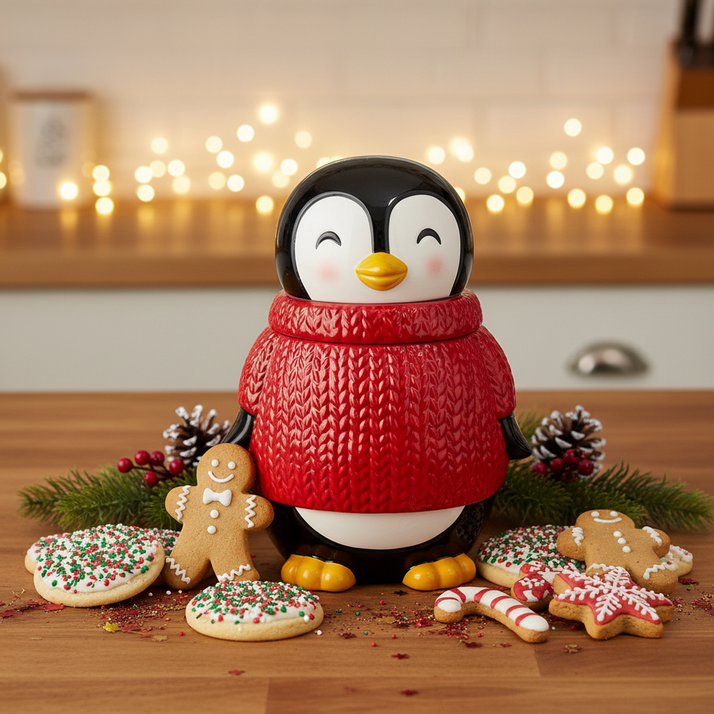 BIA - Penguin Sweater Cookie Jar, 481811 RD