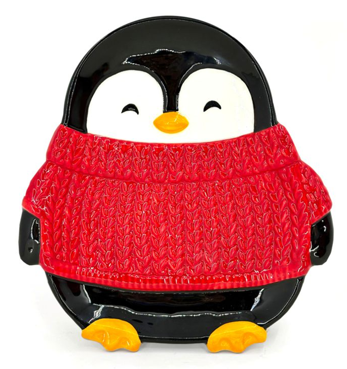 BIA - Penguin Sweater Serving Plate, 481301 RD