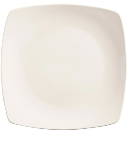 Libbey - Plate Square, 10 1/4", White, Porcelain, 840-468S - (Case of 12)*