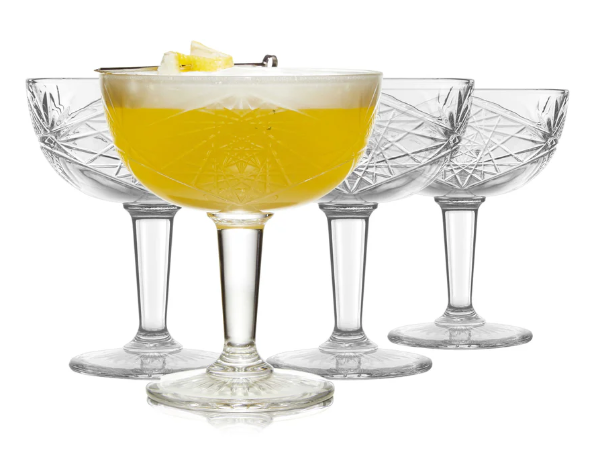 Libbey - Hobstar Coupe Cocktail Glass, 8.5 oz, 929799 - (Case of 12)