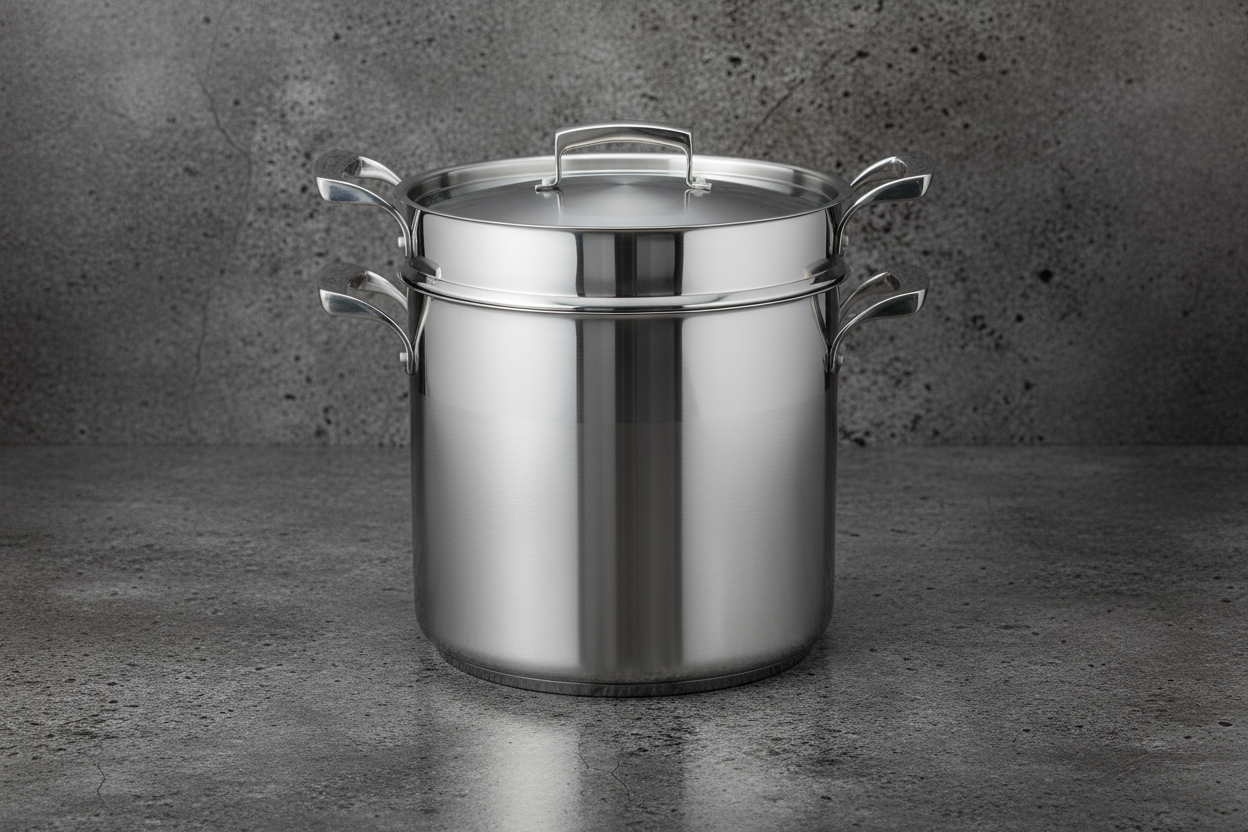 Thermalloy 9 Qt Stainless Steel Double Broiler 5724068