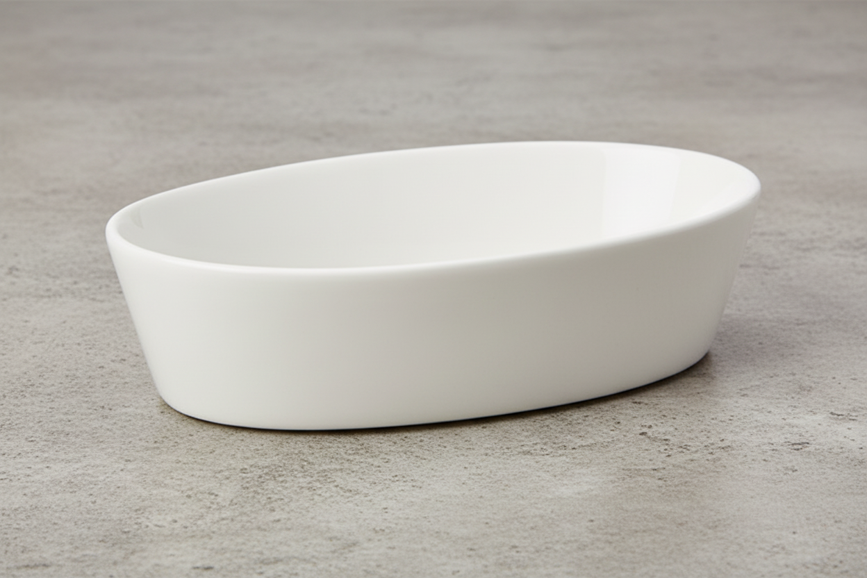 Browne 9 oz Oval Ceramic Baker 564004W