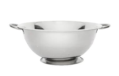 Browne 3 Qt Stainless Steel Footed Colander 746038